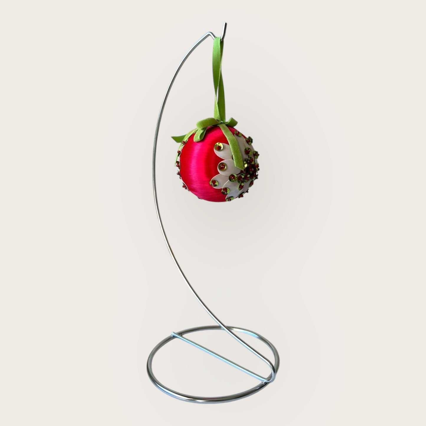 vintage poinsettia ornament