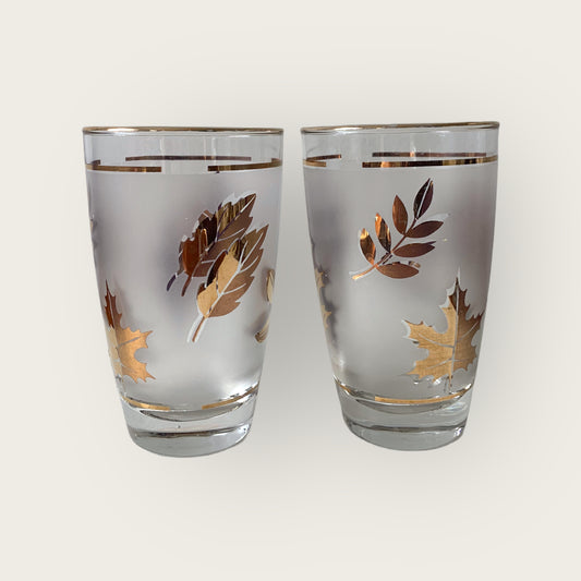autumn glassware set
