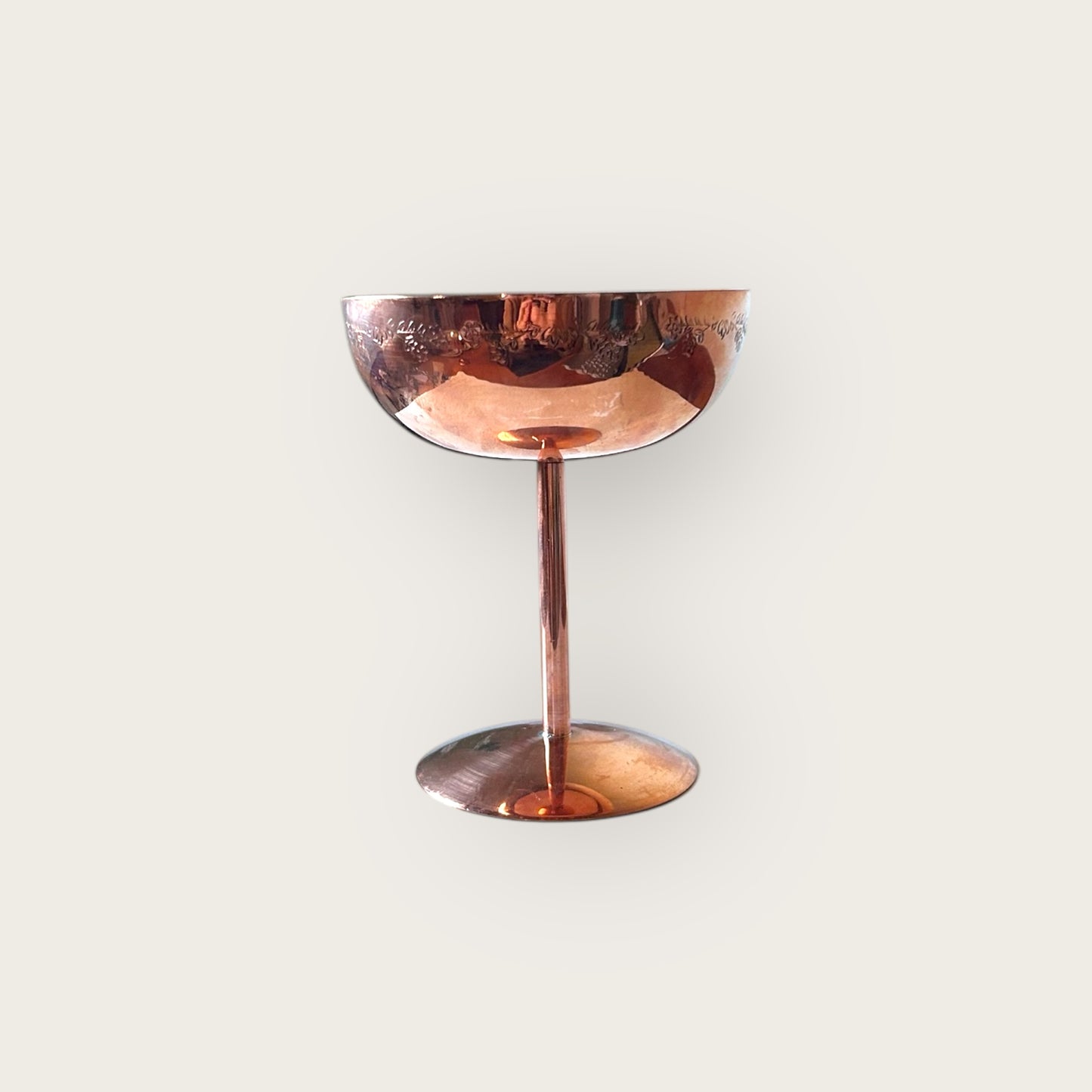 vintage copper coupe set