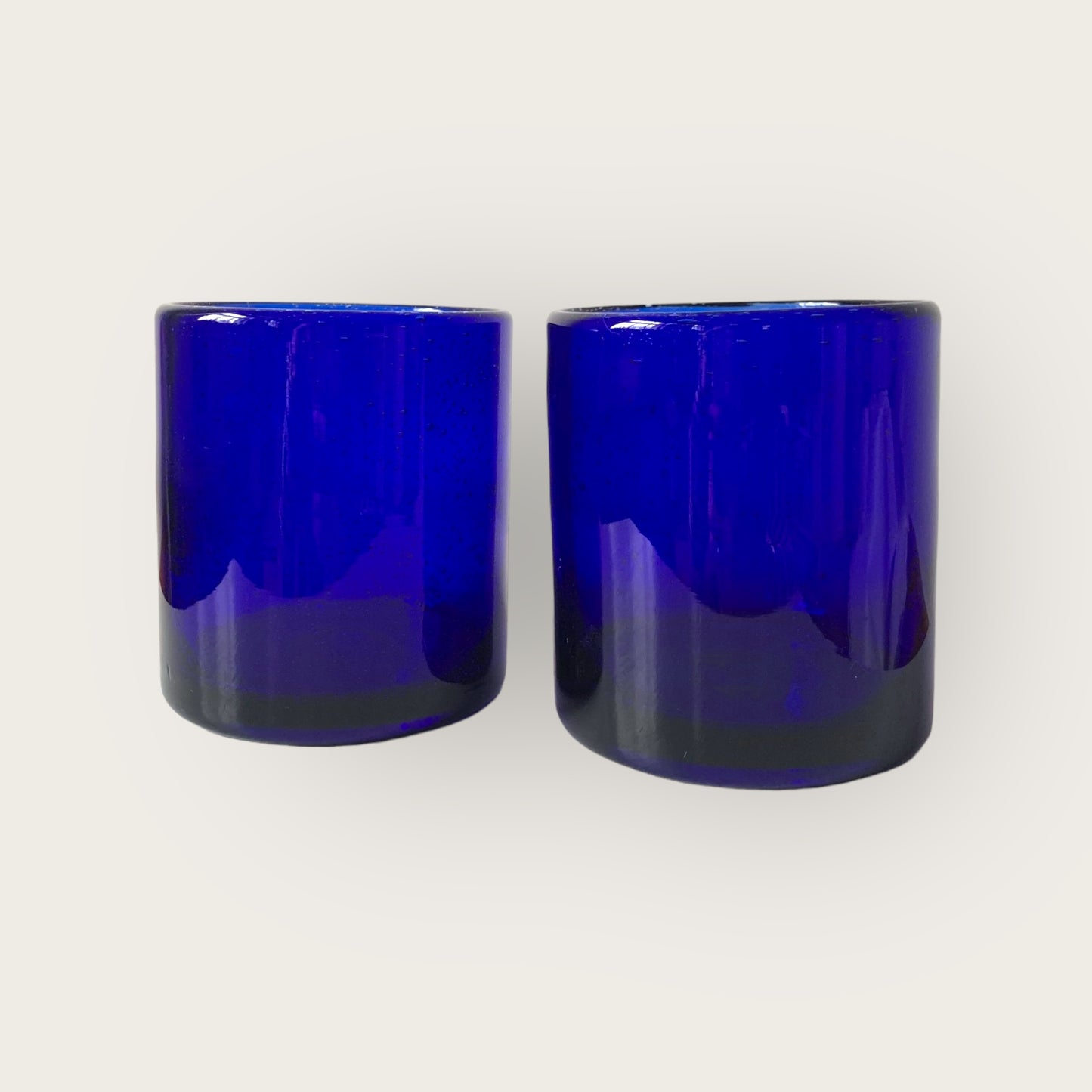 grecian blue water glass set