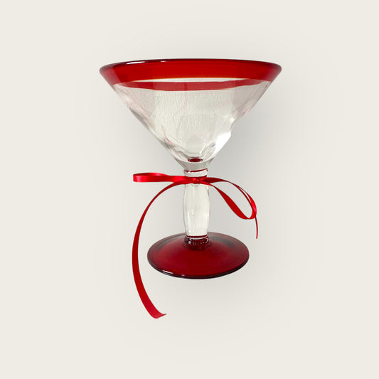 oversized holiday martini glass