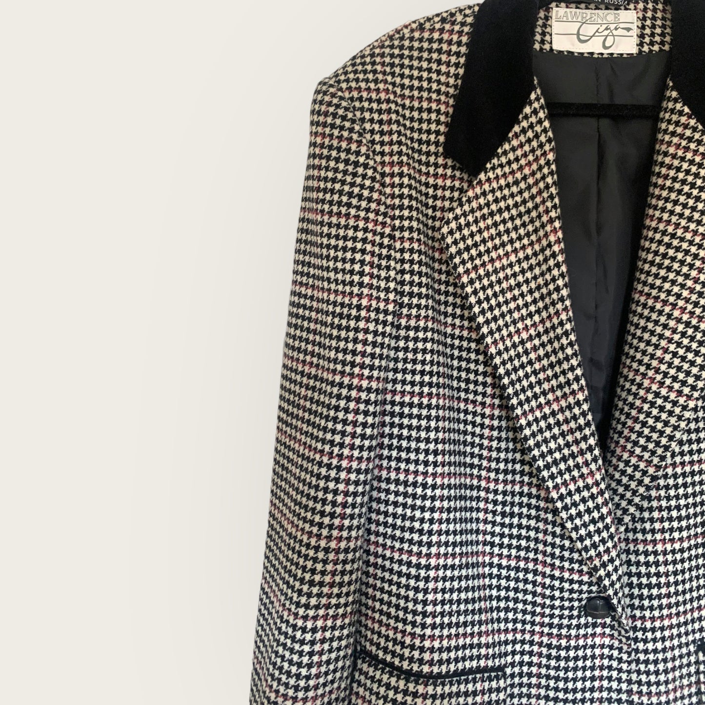 houndstooth blazer