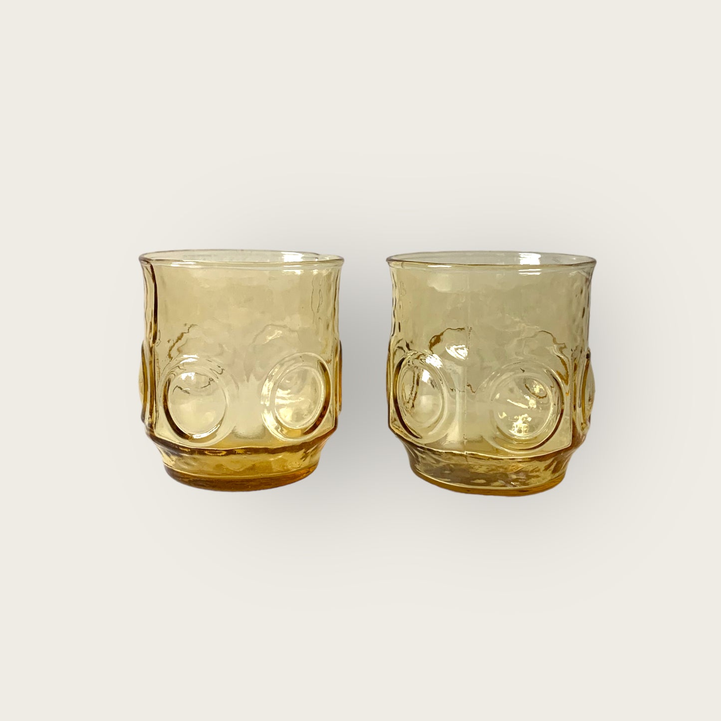 citrine colored glassware