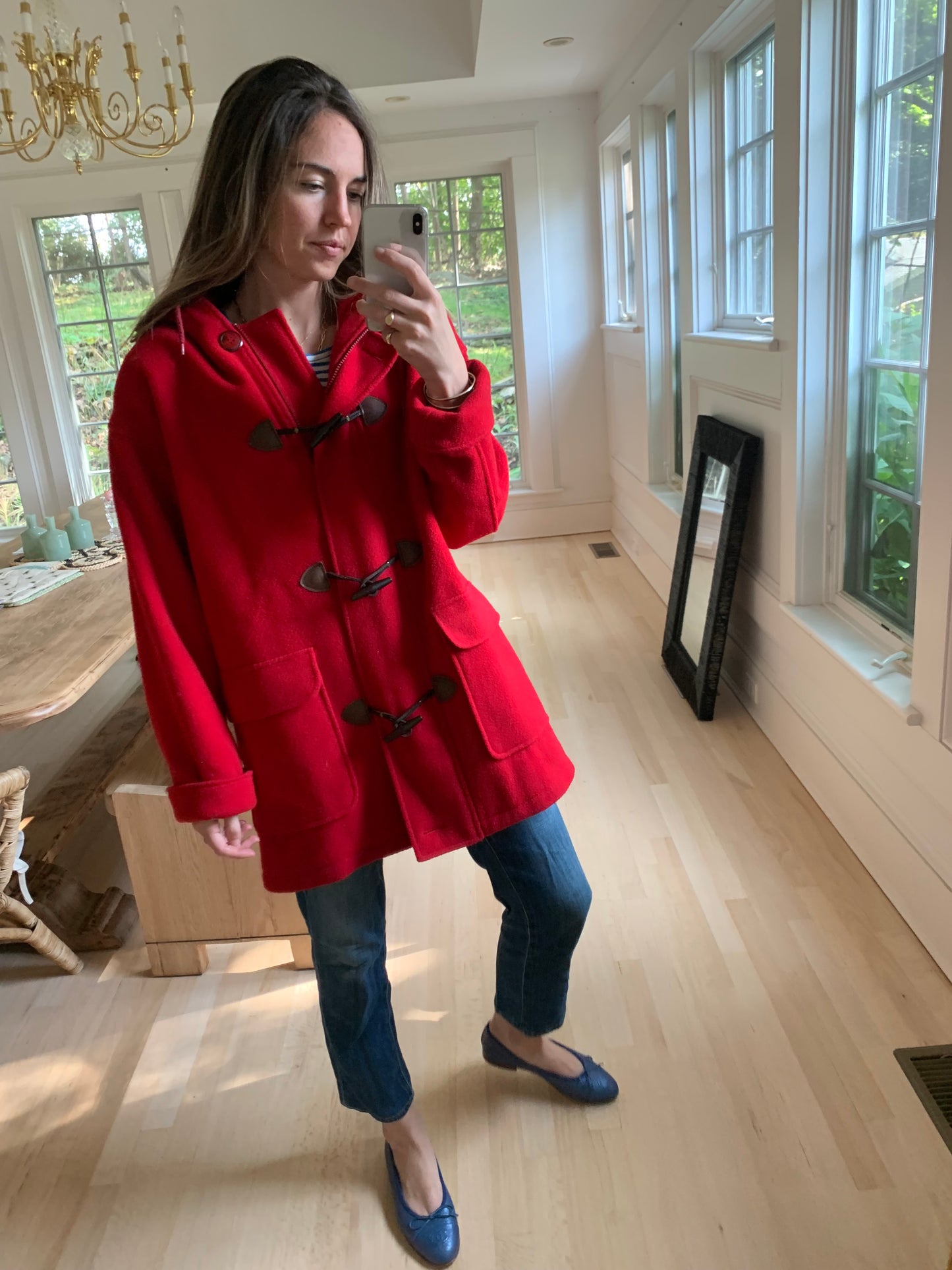 the madeleine toggle coat