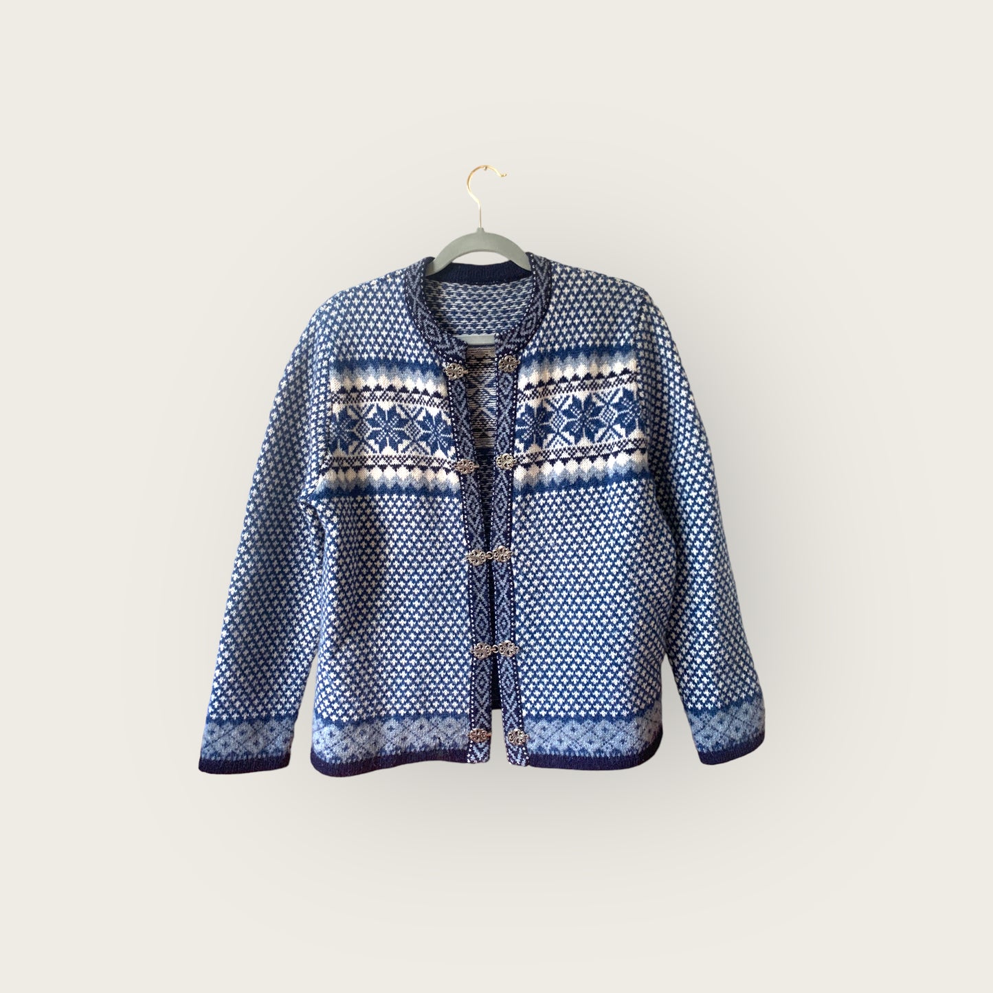 blue nordic sweater