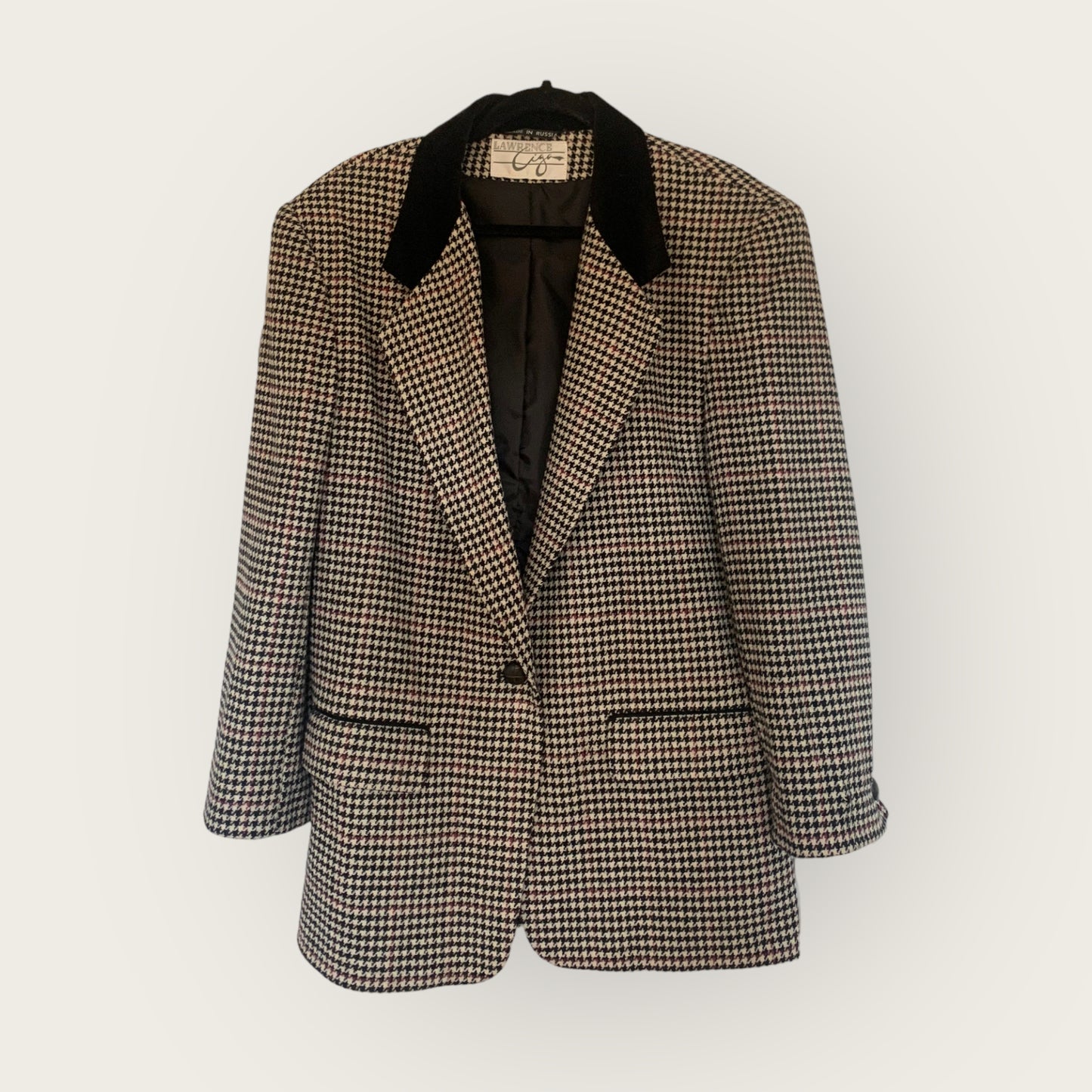 houndstooth blazer