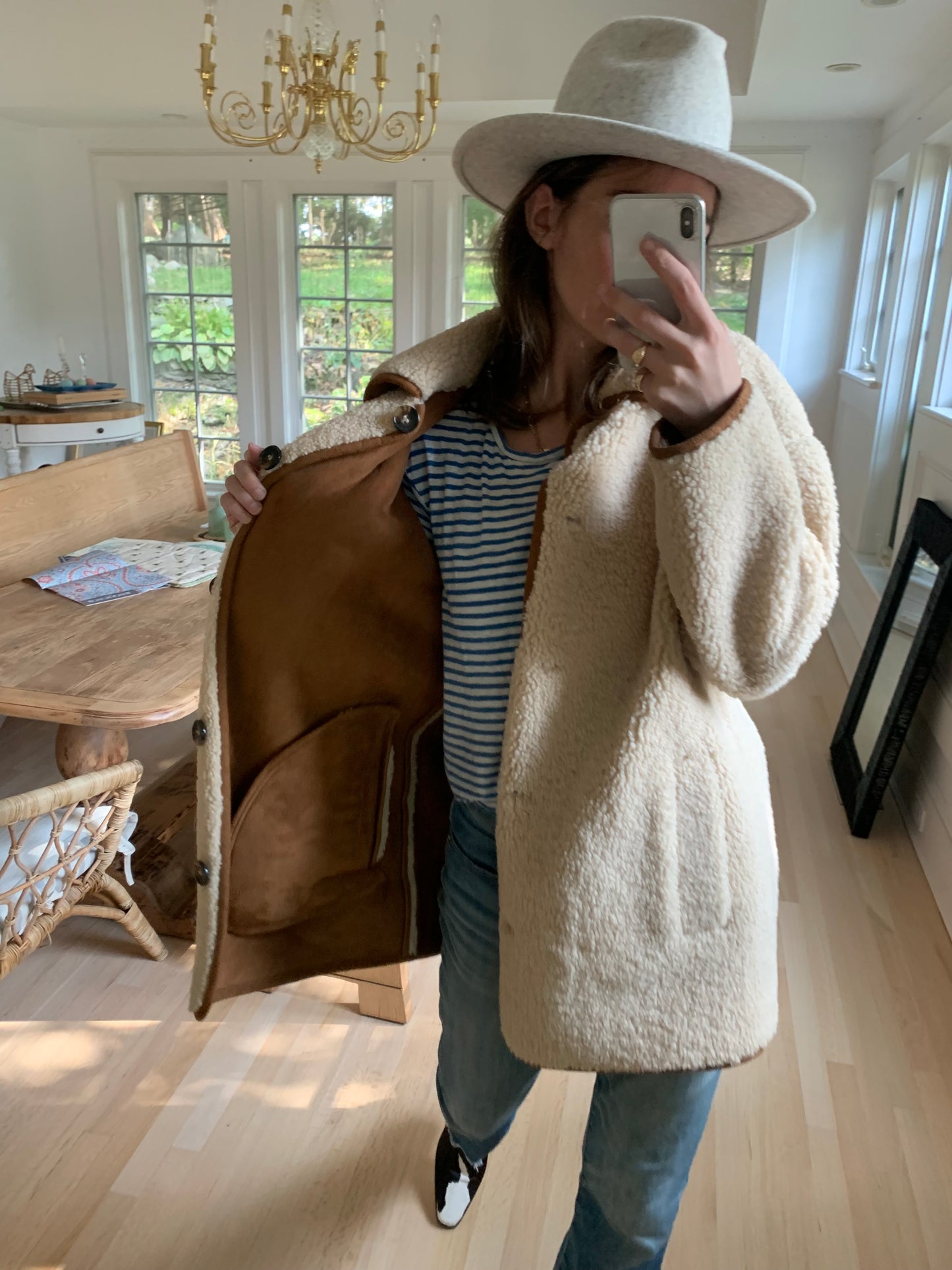 the teddy shearling coat