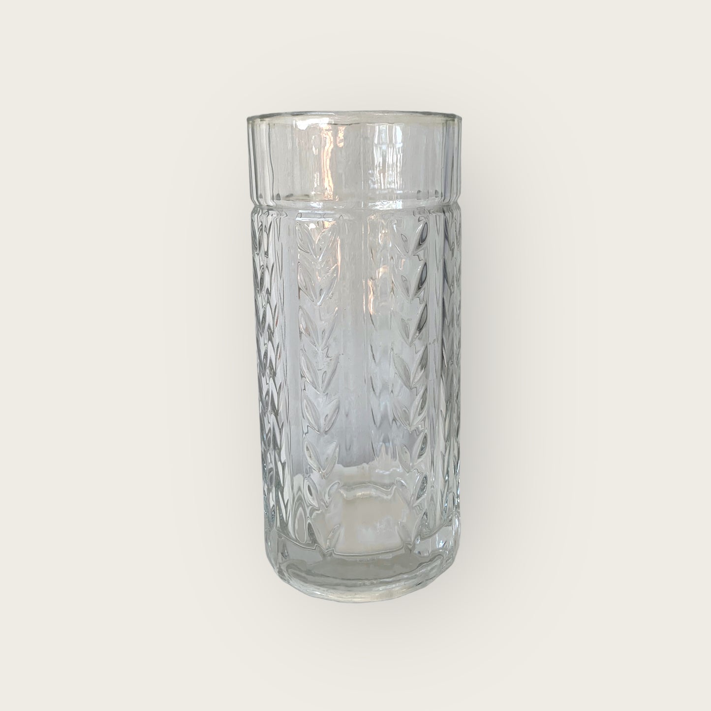 engraved water glass