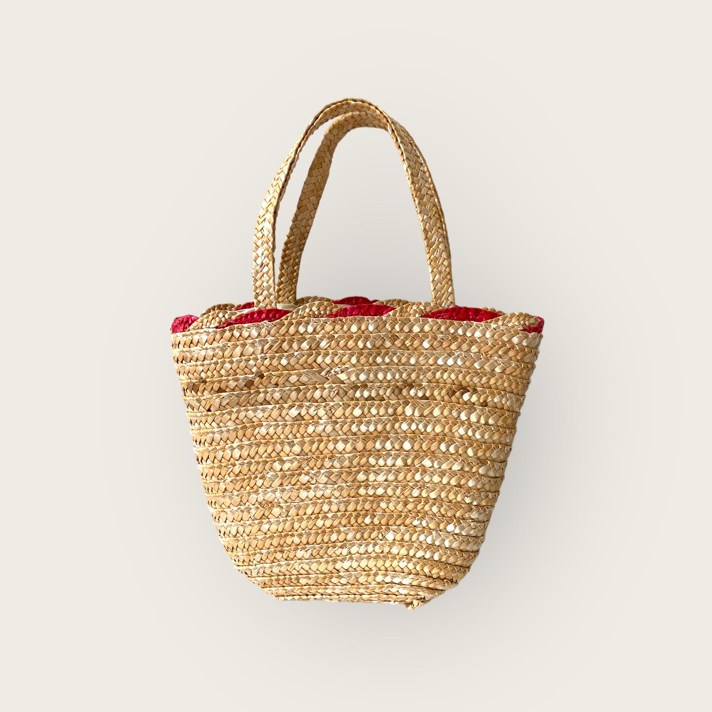 floral basket bag