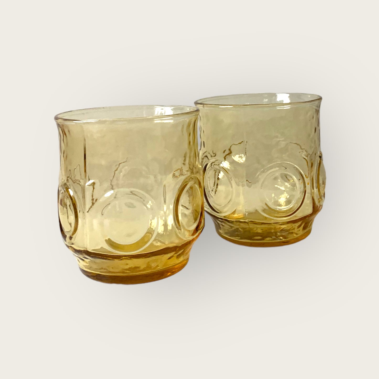 citrine colored glassware